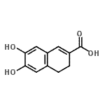 CAS#: 134122-96-6， 6,7-Dihydroxy-3,4-Dihydro-2-Naphthalenecarboxylic Acid