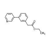 CAS#: 134163-87-4， Ethyl [3-(3-Pyridinyl)Phenyl]Acetate