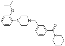 CAS#: 134208-17-6， Piperidin-1-Yl-[3-[[4-(2-Propan-2-Yloxyphenyl)Piperazin-1-Yl]Methyl]Phenyl]Methanone