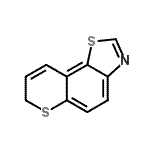CAS#: 13421-77-7， 7H-Thiochromeno[6,5-d][1,3]Thiazole