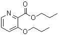 structure of CAS# 134319-22-5, Propyl 3-Propoxy-2-Pyridinecarboxylate;3-n-Propoxypicolinicacidn-propylester;Propyl 3-Propoxypicolinate