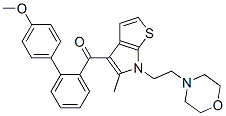 CAS#: 134327-81-4， (4-Methoxyphenyl)-[5-Methyl-6-(2-Morpholin-4-Ylethyl)Thieno[3,2-d]Pyrrol-4-Yl]Methanone
