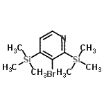 CAS#: 134391-69-8， 3-Bromo-2,4-Bis(Trimethylsilyl)Pyridine