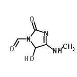 CAS#: 134419-31-1， 5-Hydroxy-4-(Methylamino)-2-Oxo-2,5-Dihydro-1H-Imidazole-1-Carbaldehyde