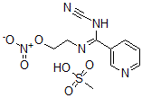 CAS#: 134431-49-5， N-cyano-N'-(2-nitroxyethyl)-3-pyridinecarboximidamide methanesulfonate