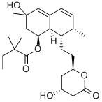 CAS#: 134523-09-4， 2,2-Dimethyl-Butanoic Acid 1,2,3,7,8,8a-Hexahydro-3-Hydroxy-3,7-Dimethyl-8-[2-(Tetrahydro-4-Hydroxy-6-Oxo-2H-Pyran-2-Yl)Ethyl]-1-Naphthalenylester