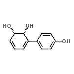 CAS#: 134553-41-6， (1S,2R)-3-(4-Hydroxyphenyl)-3,5-Cyclohexadiene-1,2-Diol