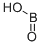 structure of CAS# 13460-50-9, Boric Acid (HBO2);339067_Aldrich;15663_Fluka;Boric Acid (Tn)