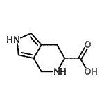CAS#: 134649-28-8， 4,5,6,7-Tetrahydro-2H-Pyrrolo[3,4-c]Pyridine-6-Carboxylic Acid