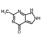 CAS#: 134791-37-0， 6-Methyl-2H-Pyrazolo[3,4-d]Pyrimidin-4-Ol