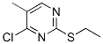 CAS#: 13480-96-1， 4-Chloro-2-Ethylsulfanyl-5-Methyl-Pyrimidine