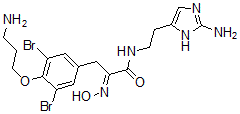 CAS#: 134850-51-4， (2E)-N-[2-(2-Amino-3H-Imidazol-4-Yl)Ethyl]-3-[4-(3-Aminopropoxy)-3,5-Dibromophenyl]-2-Hydroxyiminopropanamide