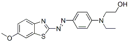 CAS#: 13486-43-6， 2-[N-Ethyl-P-[(6-Methoxybenzothiazol-2-Yl)Azo]Anilino]Ethanol