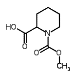 CAS 登录号：134902-40-2， 1-(甲氧羰基)-2-哌啶羧酸