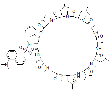 CAS#: 134998-06-4， Dansylisocyclosporin A