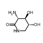 CAS#: 135030-05-6， (3R,4R,5R)-3-Amino-4,5-Dihydroxy-2-Piperidinone