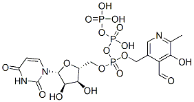 CAS#: 135145-98-1， [[(2R,3S,4R,5R)-5-(2,4-Dioxopyrimidin-1-Yl)-3,4-Dihydroxyoxolan-2-Yl]Methoxy-[(4-Formyl-5-Hydroxy-6-Methylpyridin-3-Yl)-Hydroxymethyl]Phosphoryl] Phosphono Hydrogen Phosphate