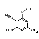 CAS#: 135158-59-7， 4-Amino-2-Methyl-6-(Methylsulfanyl)-5-Pyrimidinecarbonitrile
