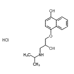 CAS#: 135201-49-9， 4-[2-Hydroxy-3-(Isopropylamino)Propoxy]-1-Naphthol Hydrochloride (1:1)