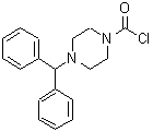 CAS#: 13521-97-6， 4-Benzhydrylpiperazine-1-Carbonyl Chloride