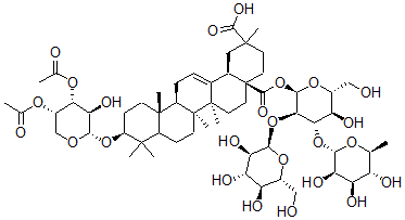 CAS#: 135272-49-0， Yiyeliangwanoside I