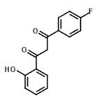 CAS#: 135276-47-0， 1-(4-Fluorophenyl)-3-(2-Hydroxyphenyl)-1,3-Propanedione