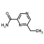 CAS#: 13535-11-0， 6-Ethyl-2-Pyrazinecarboxamide