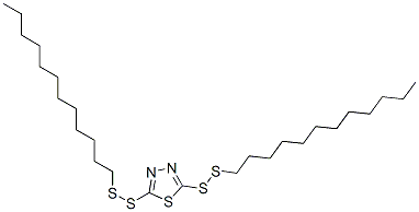 CAS#: 13539-12-3， 2,5-Bis(Dodecyldithio)-1,3,4-Thiadiazole