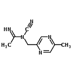 CAS#: 135410-82-1， N-Cyano-N-[(5-Methyl-2-Pyrazinyl)Methyl]Ethanimidamide