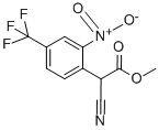 结构式 CAS# 13544-05-3, alpha-氰基-2-硝基-4-(三氟甲基)-苯乙酸甲酯