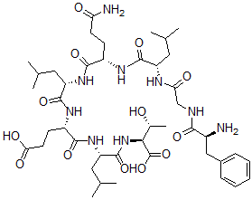 CAS#: 135467-95-7， Phenylalanyl-glycyl-leucyl-glutaminyl-leucyl-glutamyl-leucyl-threonine