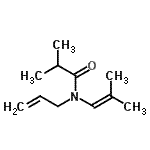 CAS#: 135535-73-8， N-Allyl-2-Methyl-N-(2-Methyl-1-Propen-1-Yl)Propanamide