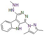 CAS#: 135561-94-3， 1-[4-(3,5-Dimethylpyrazol-1-Yl)-5H-Pyridazino[5,4-b]Indol-1-Yl]-2-Methylhydrazine