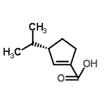 CAS#: 135616-14-7， (3S)-3-Isopropyl-1-Cyclopentene-1-Carboxylic Acid