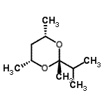 CAS#: 135637-12-6， (2S,4R,6S)-2-Isopropyl-2,4,6-Trimethyl-1,3-Dioxane