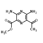 CAS#: 135673-70-0， Methyl 6-Acetyl-3,5-Diamino-2-Pyrazinecarboxylate