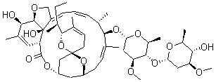CAS#: 135681-09-3， 5-O-Demethyl-(13R)-Avermectin A1a