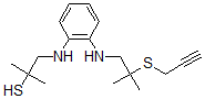 CAS#: 135937-66-5， 2-Methyl-1-[[2-[(2-Methyl-2-Prop-2-Ynylsulfanylpropyl)Amino]Phenyl]Amino]Propane-2-Thiol