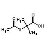 CAS#: 135937-96-1， 2-(Acetylsulfanyl)-2-Methylpropanoic Acid