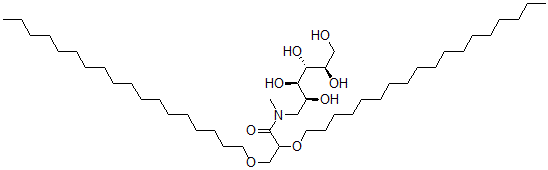 CAS#: 135961-68-1， N-Methyl-2,3-Dioctadecoxy-N-[(2S,3R,4R,5R)-2,3,4,5,6-Pentahydroxyhexyl]Propanamide