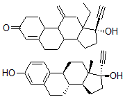 CAS#: 135988-10-2， (17R)-13-Ethyl-17-Ethynyl-17-Hydroxy-11-Methylidene-2,6,7,8,9,10,12,14,15,16-Decahydro-1H-Cyclopenta[a]Phenanthren-3-One, (8R,9S,13S,14S,17R)-17-Ethynyl-13-Methyl-7,8,9,11,12,14,15,16-Octahydro-6H-Cyclopenta[a]Phenanthrene-3,17-Diol