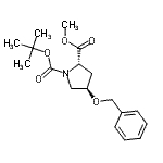 CAS#: 136024-60-7， 2-Methyl 1-(2-Methyl-2-Propanyl) (2S,4R)-4-(Benzyloxy)-1,2-Pyrrolidinedicarboxylate