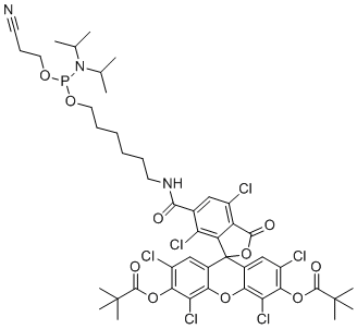 CAS#: 1360547-55-2， 6-Hexachloro-Fluorescein Phosphoramidite