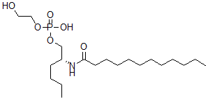 CAS#: 136134-09-3， [(2R)-2-(Dodecanoylamino)Hexyl] 2-Hydroxyethyl Hydrogen Phosphate