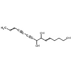 CAS#: 136171-87-4， 4,12-Tetradecadiene-8,10-Diyne-1,6,7-Triol