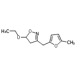 CAS#: 136354-52-4， 5-Ethoxy-3-[(5-Methyl-2-Furyl)Methyl]-4,5-Dihydro-1,2-Oxazole