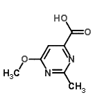 CAS#: 136518-04-2， 6-Methoxy-2-Methyl-4-Pyrimidinecarboxylic Acid