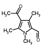 CAS#: 136558-78-6， 4-Acetyl-1,3,5-Trimethyl-1H-Pyrrole-2-Carbaldehyde