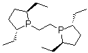 structure of CAS# 136705-62-9, (2R,5R,2'R,5'R)-1,1'-(1,2-Ethanediyl)Bis(2,5-Diethylphospholane);(-)-1,2-Bis[(2S,5S)-2,5-diethylphospholano]ethane;(+)-1,2-Bis[(2R,5R)-2,5-diethylphospholano]ethane;(R,R)-Et-BPE