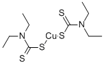 structure of CAS# 13681-87-3, Copper Diethylaminomethanedithioate;Cupric Diethylaminomethanedithioate;Nsc 1337;Aids-010701